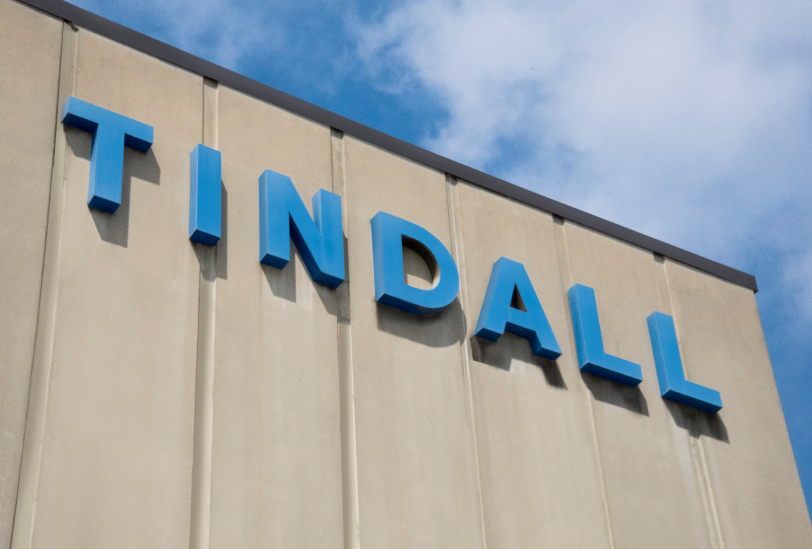 Tindall sign on building